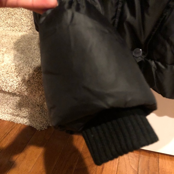 BCBG MaxAzria  Angelica Motorcycle down jacket. Black size small. New with tags - Picture 6 of 9